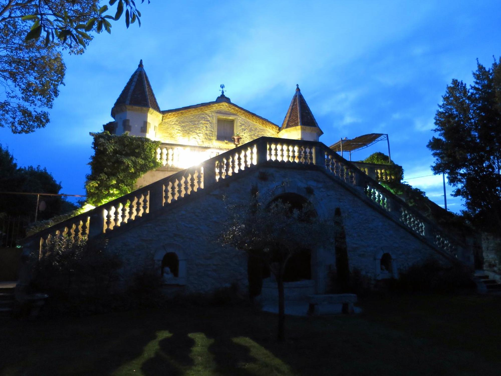 Les Deux Tours Bed and Breakfast Brignon Exteriör bild