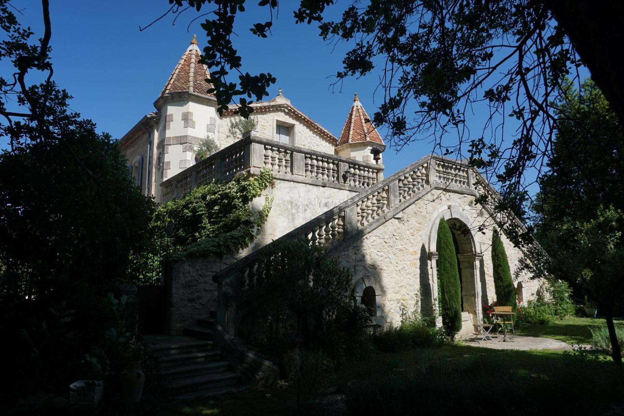 Les Deux Tours Bed and Breakfast Brignon Exteriör bild