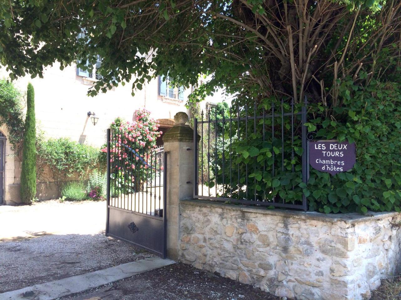 Les Deux Tours Bed and Breakfast Brignon Exteriör bild